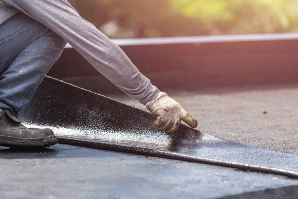 Professional Crawl Space Encapsulation technician working in Tarlton, OH